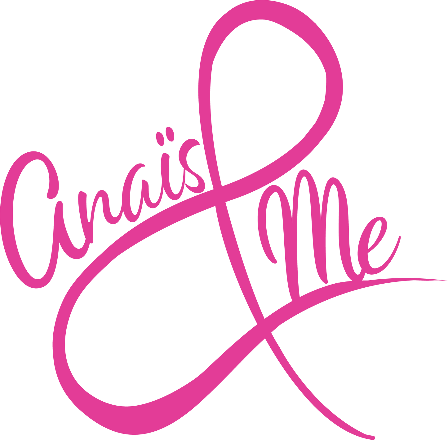 Anaïs & Me logo in pink colorway 